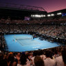 A view of Rod Laver Arena for the Australian Open men’s final.