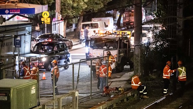 The wiring incident triggered a power outage that brought the network to a standstill.