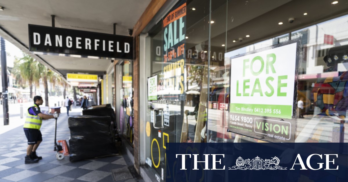 The Melbourne shopping strip where one in four stores is empty