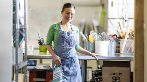 Poh Ling Yeow in her kitchen in Norwood, South Australia.