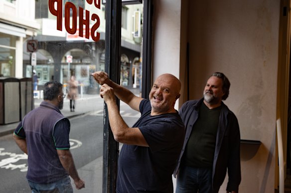 Co-owners Con Christopoulos and Josh Brisbane have created a cluster of drinking and dining on a busy corner.