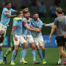 Stunning Antonis goal caps off City’s 7-0 smashing of hapless Wanderers