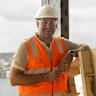 Curtis Stone at the incoming Waldorf Astoria Sydney at Circular Quay.