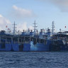 The mooring of Chinese vessels at Whitsun Reef in March triggered a row with the Philippines.