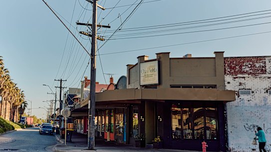 Outside the Hughesdale restaurant.