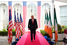 US President Donald Trump said on Saturday that a unified Ireland would be “fantastic,” wading into a complex and politically charged subject during a weekend visit.