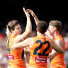 Greene sizzles as GWS demolish Crows, Smith knocked out