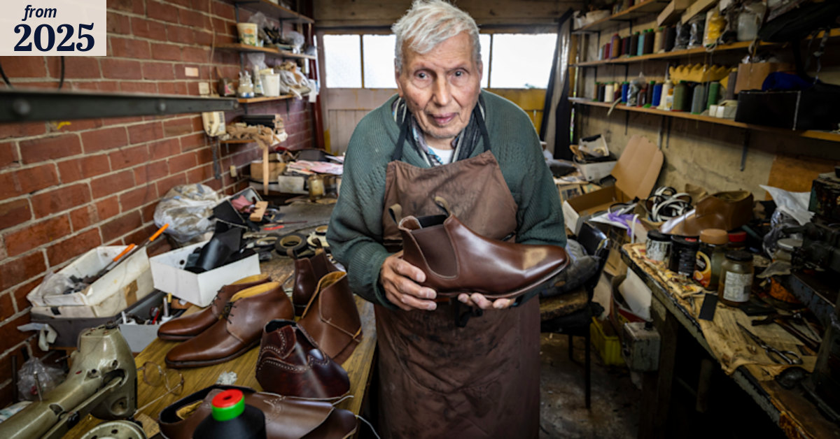 ‘He’s inspirational’: The 96-year-old who has been making shoes for 86 ...