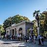 The entrance to Madrid’s Royal Botanical Gardens.
