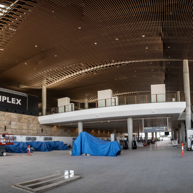 Passengers will check in on the terminal’s ground floor.