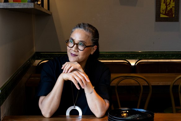 Kylie Kwong at Chatkazz restaurant in Harris Park.