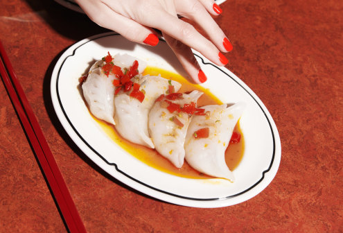 Dumplings are among the Cantonese fare at The Taphouse.