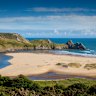Tranquil Three Cliffs Bay.