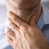 The thyroid produces hormones that help regulate important physiological functions.