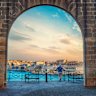 The view from the Upper Barraka Gardens in Valletta