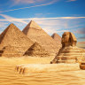 On the bucket list: the Pyramids of Giza in Egypt.