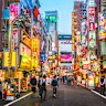 The bright lights of Shinjuku.