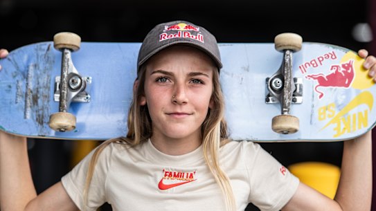 Chloe Covell wants to be the youngest Australian to win an Olympic gold medal. 