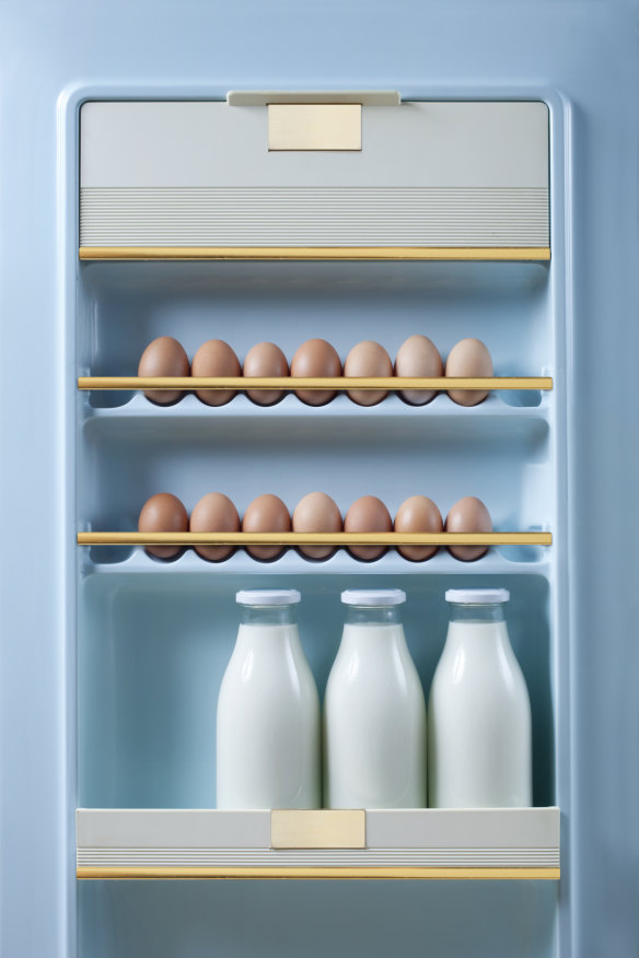 Milk might be better stored towards the back of the fridge instead of in the door, if it’s a heavy traffic area.