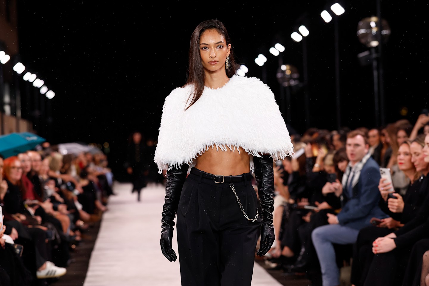 Carla Zampatti designs on display for 2026 Australian Fashion Week