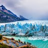 Spectrums of blue at the Perito Moreno Glacier.