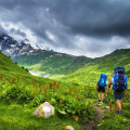 Trekking in the lush Svaneti region, Georgia... Transcaucasian Trail.