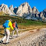 Hiking the Dolomites.