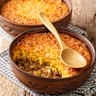 Chilean shepherd’s pie, pastel de choclo tops spiced 