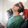 Remaining seated for long periods on flights can cause your back to get sore.