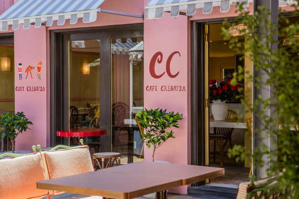 The new Cafe Cressida in Woollahra.