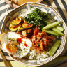 Rosheen Kaul’s Sesame-fried egg bibimbap.