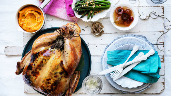 Brine the turkey for moist, juicy meat. 