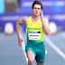 Rohan Browning running in Glasgow.