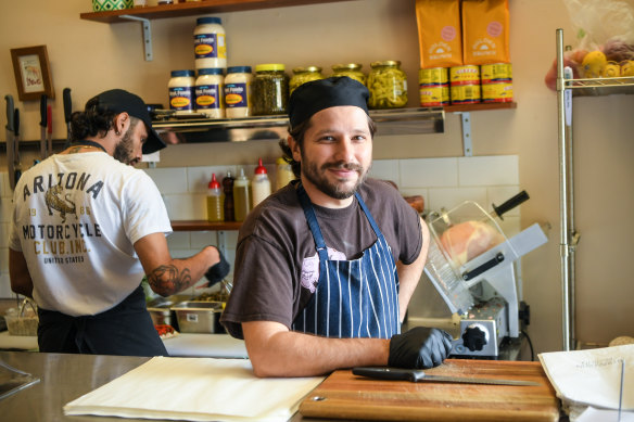 Former teacher Stef Condello, who co-owns Stefanino Panino in Brunswick East.