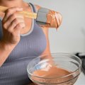 Use your spatula to regularly scrape down the sides of the bowl.