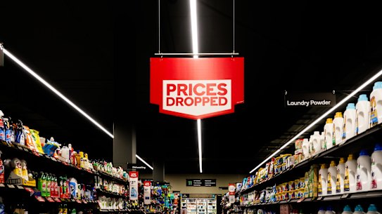 Australian shoppers don’t see much of ‘Prices Dropped’ in store any more after Woolworths retired the campaign last year.