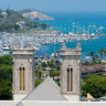 Looking back over Noumea and Moselle Bay.