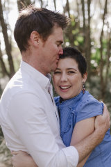 Nick Kelly with his wife Nicole, who passed away peacefully January 2, 2020. 