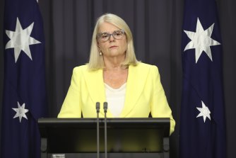 Minister for Home Affairs Karen Andrews said listing a group as a terrorist organisation was a move the government took extremely seriously.