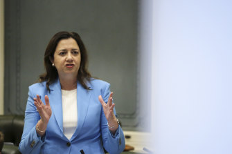 Queensland Prime Minister Annastacia Palaszczuk has delivered the latest COVID update to Parliament.