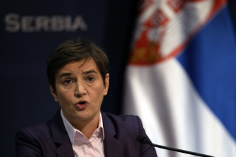 “We are listening to our people and it is our job to protect their interests even when we think differently,” Serbian PM Ana Brnabic says.