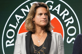 Tournament director Amelie Mauresmo has come under fire for scheduling in favour of men.