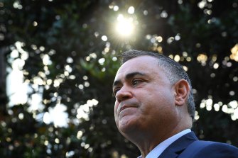 John Barilaro returns from mental health leave, raises ...