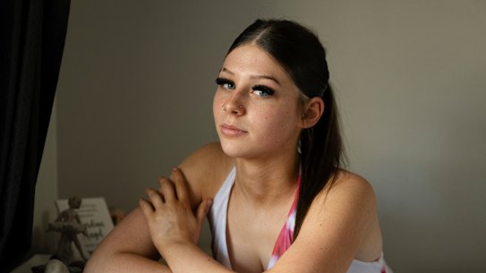 Taliah Blakely left high school in year 9.