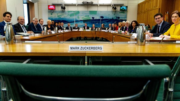Mark Zuckerberg was always an unlikely attendee at the hearing.