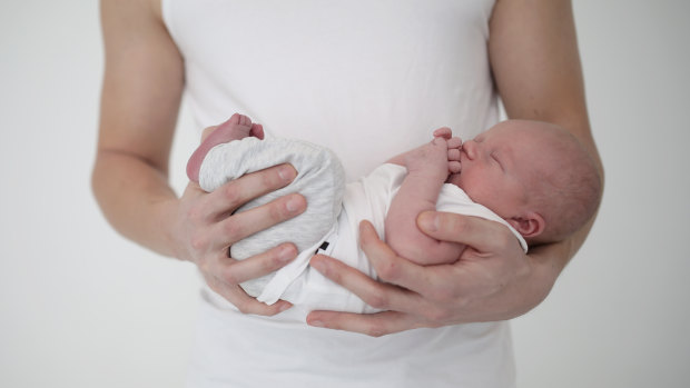 “He sat there crying when she was born and stayed away from her, scared she wasn’t okay.”