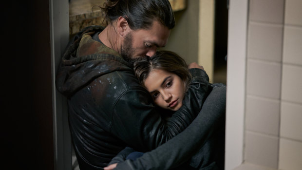 Jason Mamoa and Isabela Merced play a father and daughter out for revenge in Sweet Girl. 