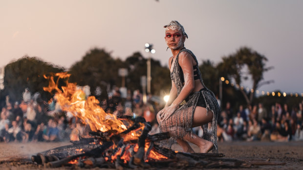 Dawn Awakening is a ceremony occurring at the opening weekend of Horizon Festival on the Sunshine Coast.