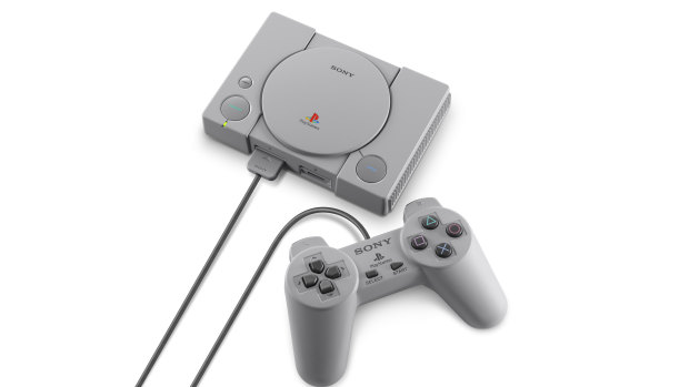 Sony artfully obscures the length of the controller cable, which was a point of contention on Nintendo's machines.