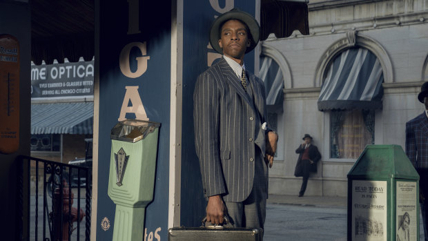 Chadwick Boseman in Ma Rainey’s Black Bottom, which has scored multiple SAG nominations. 